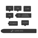 For XBOX Series S X Console Accessories Silicone 8Pcs Dust Proof Cover Guard Set