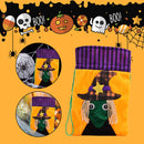 Halloween Trick or Treat Bags for Kids Candy Drawstring Gift Sack Tote (B)