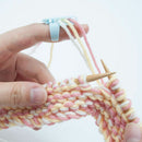 Plastic Thimble Ring Knitting Tools Yarn Guide Finger Holder Finger Splitter