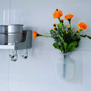 Magic Flower Pot Plant Vases Flowers Container Silicone Sticky Vase Wall Stick