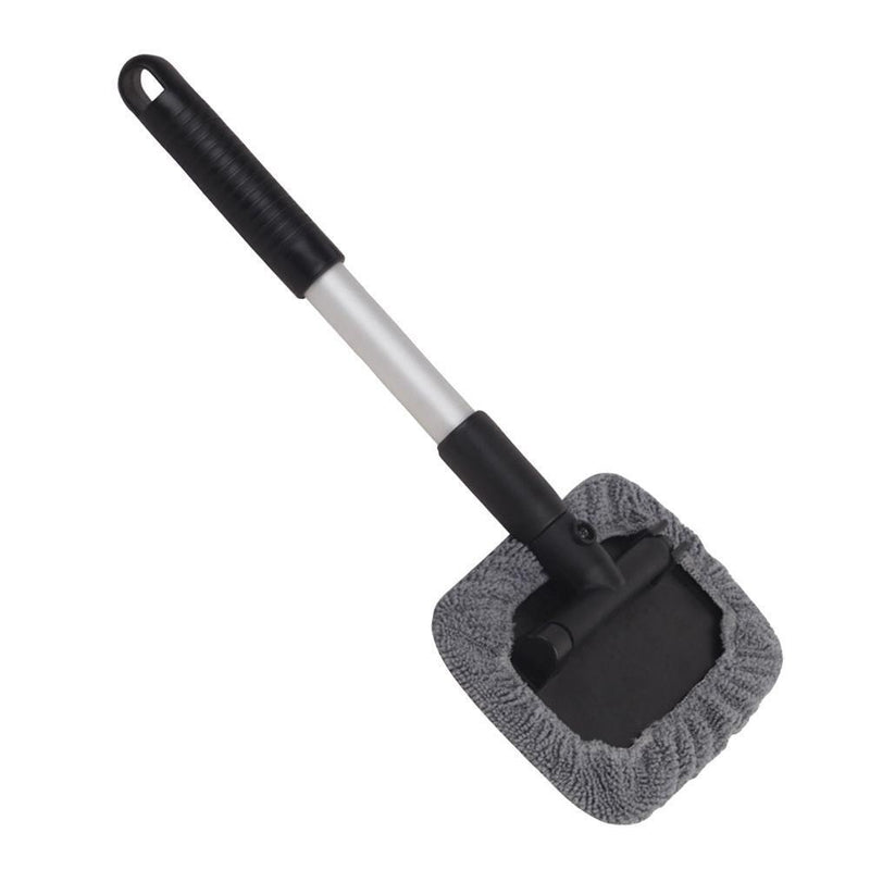 Telescopic Microfiber Car Window Cleaner Brush Windshield Wiper Cleaning Tool