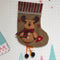 Christmas Stocking Candy Bags Socks Gift Bags Christmas Decor(Reindeer)