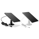 10W Solar Cells Charger 5V Portable Monocrystalline Solar Panels 3x (White)