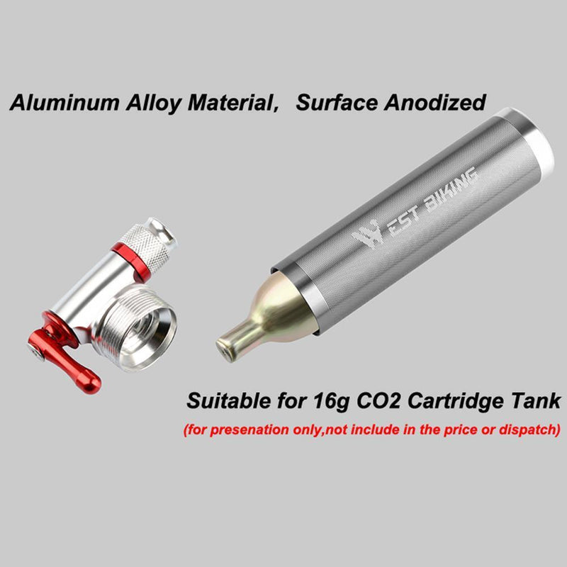 WEST BIKING MTB Mini Air Pump Road Bike Bicycle CO2 Inflator Cycling Equipm