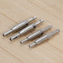 4pcs HSS Self Centering Drill Bit Set for Drawer Guides Newly