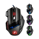iMICE X7 Gaming Mouse USB Wired 4 Gears 2400DPI Backlight PC Optical Mice