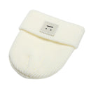 Winter Women Men Knit Ski Beanie Ball Wool Cuff Hat Ski Cap (White)