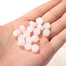 100pcs Octagon Sealing Wax Beads Seal Stamp Wax Pills White (Transparent) Newly