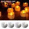 Flameless Candles - Flickering LED Tea Light with Timer for Seasonal & Festival