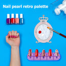 Women Crown Shape Nail Art Plate Nail Display Stand Photo Props for Salon Hom