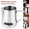 Steamer Cup Stainless Steel Milk Frothing Pitcher 600ml/20oz Steaming Pitchers