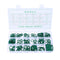265pcs Universal 18 Size Car Air Conditioner O Ring Seal Circle Kit (Green)