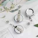 ID Name Card Stationery Metal Retractable Lanyards Badge Holder Key Ring