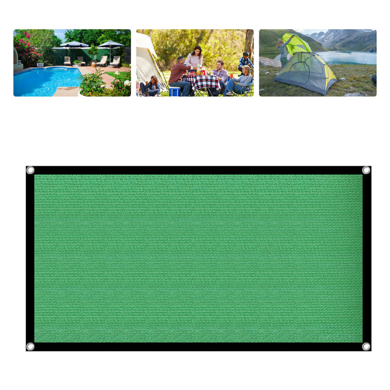 Sunblock Shade Cloth with Grommets Sail Canopy Awning UV Blockage (2x4m)