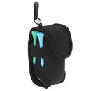 Portable Mini Golf Ball Holder Bag SBR Neoprene Hip Bag w/4Tees + 2 Ball