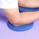 2x Plank Workout Round Knee Pad Fitness Push-up Yoga Rebound Mat (Blue) Newly