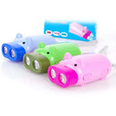 Cute Led Emergency Light Piggy Flashlight Manual Flashlight Hand-pressed