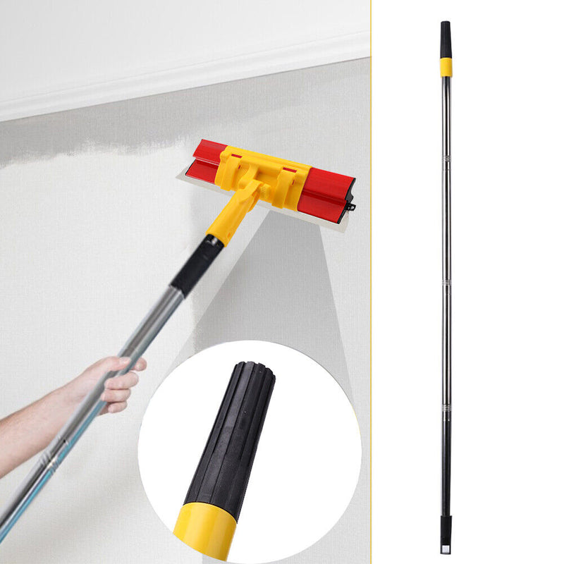 Retractable Paint Roller Extension Pole Detachable Clean Brush Extender Rod