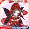 5D DIY Part Special Drill Diamond Painting Cartoon Girl Drawing (Pink)