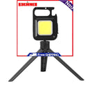 Multifunctional COB Inspection Lights Kit Portable Keychain Design with Bracket