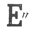 Metal Letters Cast Iron House Sign Doorplate DIY Cafe Wall Decoration (E) Newly