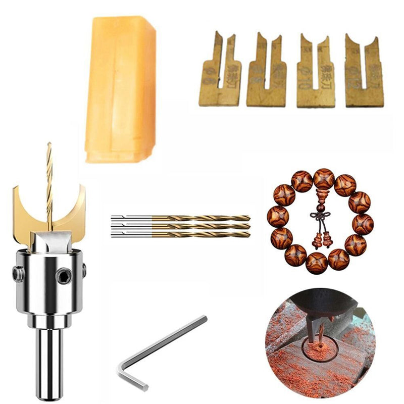 String Tools Ball Maker Cutter Kit Beads Drill Bit Bead Maker Woodworking Tool