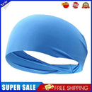 Sports Headband Men Women Running Quick Drying Elastic Hair Band (Blue)