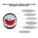 Portable Kitchen Timer Cooking Wind Up Timer Alarm Clock Stopwatch P9F0