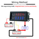 M4430 Digital Voltmeter Ammeter 0.28 inch LED Display Volt Amp Meter (200V)