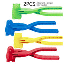 2pcs Animal Snowball Maker Kids Outdoor Sports Snow Ball Mold Toys Plastic Clip