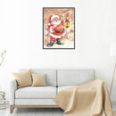 Xmas Embroidery Cross Stitch Christmas 5D Diamond Painting Santa Rhinestone
