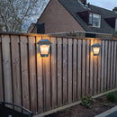 Retro Solar Light Outdoor Motion Sensor Street Garden Wall Lamp (Square) Newly