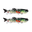 Multi-jointed 13cm 22g Sea Fishing Lures Plastic 8-section Artificial Hard