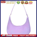 Pure Color Underarm Hobos Bag Casual Ladies Zipper Mini Purse Top-handle Handbag
