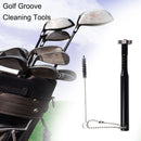 Golf Iron Wedge Groove Sharpener Club Cleaner Cleaning Brush Kit (Black) Newly