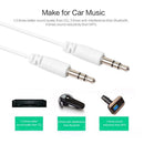 10PCS 3.5 mm Stereo Jack Audio Cable 1/8 Male AUX Cord for Car Headphones