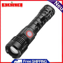 Rechargeable LED Flashlight USB Torch Waterproof Zoom Camping Outdoor Handheld Lamp