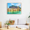 Coastal Village Hand Painted Picture Oil Painting By Numbers DIY No Frame Gift