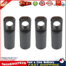 4pcs CNC Bike Tyre Presta Valve Cap Bicycle Tire Valve Dust Covers (Black) Newly