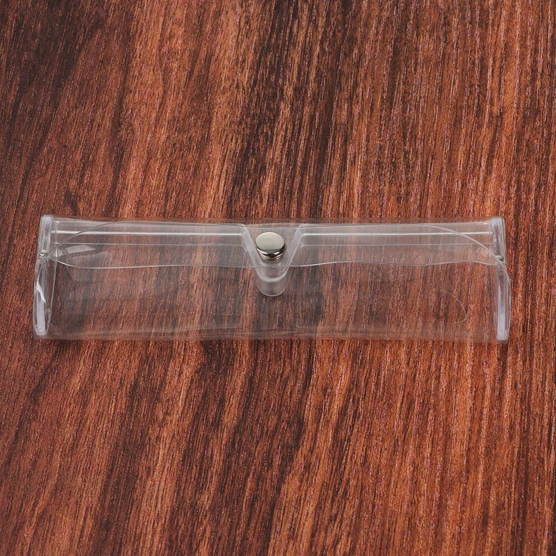 Transparent Women Portable Glasses Box Plastic Glasses Holder Eyeglasses Case