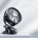Desk Ultra-quiet Air Cooling USB Rechargeable Cooling Fan Clip Fan 3 Speeds