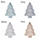Snack Storage Box Christmas Tree Shape Fruit Plate Desktop Fruits Organizer