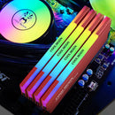 COOLMOON CR-D134S ARGB RAM Heatsink Heat Spreader Cooler for Desktop (Red) Newly