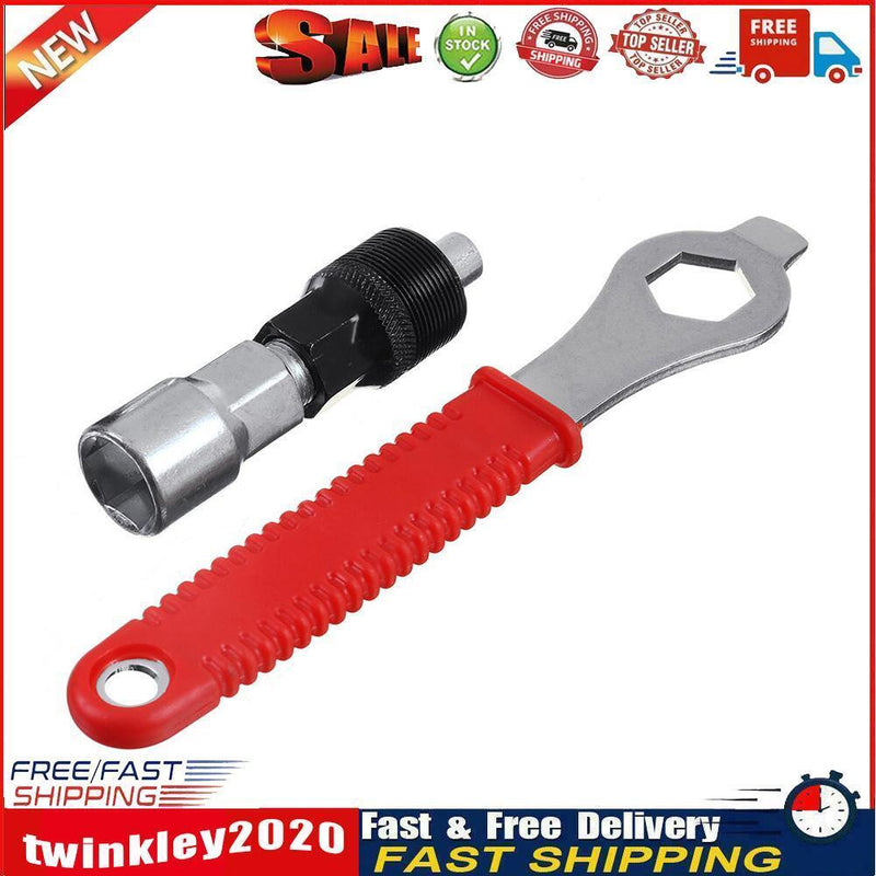 Bicycle Crankset Crank Puller Repair Wrench Extractor Cycling Hand Spanner Newly