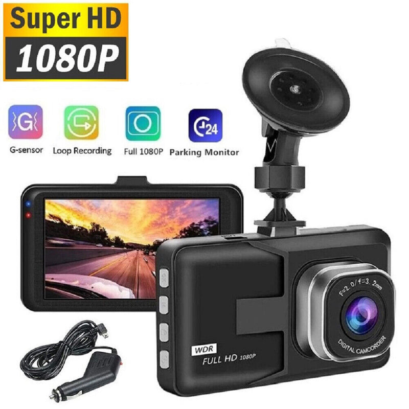 3 inch Screen G-sensor Recorder Single Lens HD Loop Recording Dash Cam
