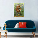 5D Kit Rhinestone Picture DIY Wolf Deer Full Round Drill Diamond Painting Cra