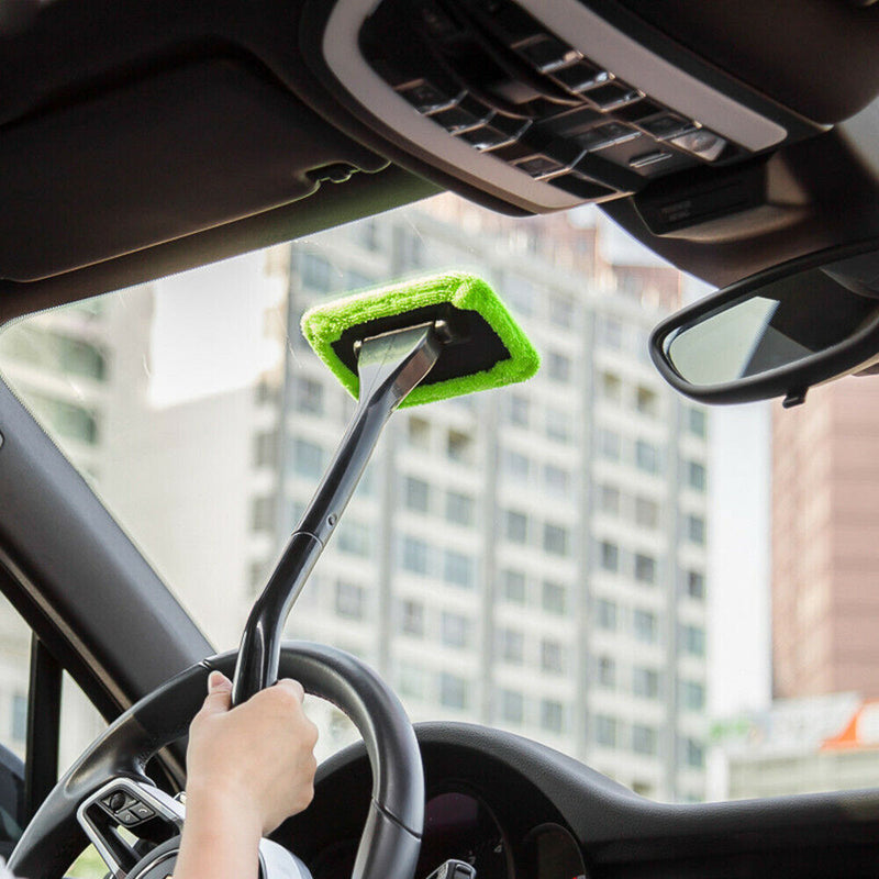 Auto Cleaning Wash Tool W/ Long Handle Car Window Windshield Cleaner Washing Kit