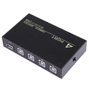 USB 2.0 4-Port Sharing Switch Selector Adapter Box Hub for PC Scanner