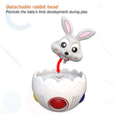 Antistress Rainbow Ball Puzzles with Bunny Head Montessori Kids Toys Giffts