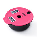 Coffee Capsules Cup with Spoon Brush Black Refillable Coffeeware (60ml)